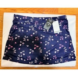 Callaway Navy Floral Skort